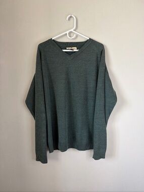 Tommy Bahama Green V-Neck Sweater